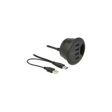 DeLOCK Tisch-Hub 4x USB 3.0 60mm, USB-Hub