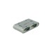 4x Seriell RS-232 Stecker(silber, inkl. 1 Meter Verlängerungskabel)