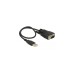 Seriell RS-232 Stecker(schwarz, 35cm, ESD Überspannungsschutz)