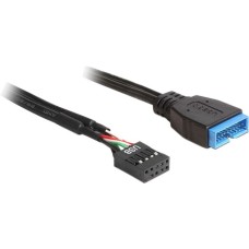 USB 3.2 Pin Header Stecker(schwarz, 45cm)