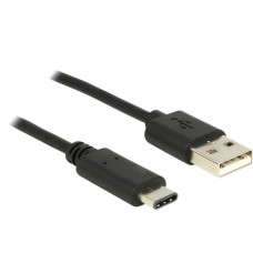 USB-C Stecker(schwarz, 1 Meter)