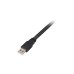 USB-A Buchse(schwarz/rot, 20cm)