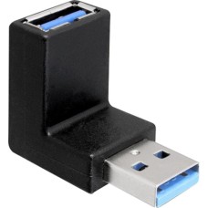 USB-A Buchse 90°(schwarz, nach oben / unten abgewinkelt)