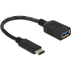 USB-A Buchse(schwarz, 15cm)