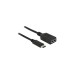 USB-A Buchse(schwarz, 15cm)
