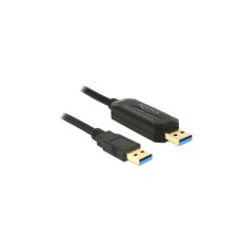 USB-A Stecker(schwarz, Data Link + KM Switch)