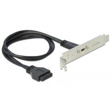 USB-C Buchse(schwarz, 50cm)