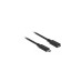 USB-C Buchse(schwarz, 0,5 Meter, SuperSpeed)