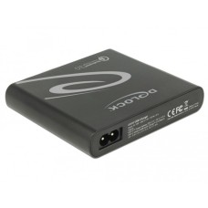 DeLOCK USB Ladegerät 1 x USB Type-C PD 85 W + 3 x USB Typ-A Qualcomm Quick Charge 3.0(schwarz)