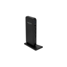 DeLOCK USB Type-C Dockingstation(schwarz, DisplayPort, HDMI, USB-C, USB-A)
