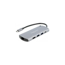 DeLOCK USB Type-C Dockingstation mit M.2 Slot(grau)