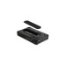 DeLOCK USB Type-C Gehäuse für 1 x M.2 NVMe SSD + 1 x 2.5″ SATA SSD / HDD, Laufwerksgehäuse(schwarz, mit Klon Funktion )