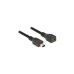 Mini-USB Buchse(schwarz, 1 Meter)