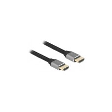 DeLOCK Ultra High Speed HDMI-Kabel 48 Gbps 8K 60Hz(grau, 50cm)