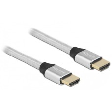 DeLOCK Ultra High Speed HDMI-Kabel 48 Gbps 8K 60Hz(silber, 3 Meter)