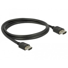 DeLOCK Ultra High Speed HDMI-Kabel 48 Gbps 8K 60Hz(schwarz, 1 Meter)