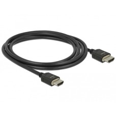 DeLOCK Ultra High Speed HDMI-Kabel 48 Gbps 8K 60Hz(schwarz, 2 Meter)