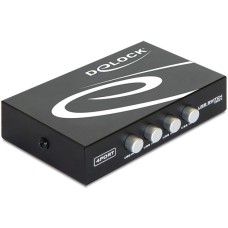 DeLOCK Umschalter USB 2.0 4 Port manuell, USB-Umschalter