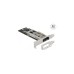 DeLOCK Wechselrahmen PCI Express Karte für 1 x M.2 NMVe SSD, Einbaurahmen(Low Profile Formfaktor)