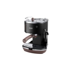 DeLonghi Icona Vintage ECOV 311.BK, Espressomaschine(schwarz/silber (glänzend))