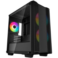 DeepCool CC360 ARGB, Tower-Gehäuse(schwarz, Tempered Glass)