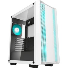 DeepCool CC560 V2 , Tower-Gehäuse(weiß, Tempered Glass)