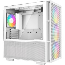 DeepCool CH560 WH, Tower-Gehäuse(weiß, Tempered Glass)