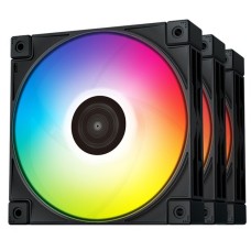 DeepCool FC120-3 IN 1 120x120x25, Gehäuselüfter(schwarz/transparent)