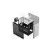 DeepCool MACUBE 110 WH, Tower-Gehäuse(weiß, Tempered Glass)