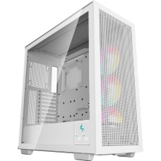 DeepCool MORPHEUS , Tower-Gehäuse(weiß, Tempered Glass)