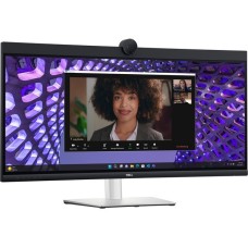 Dell P3424WEB, LED-Monitor(87 cm (34 Zoll), schwarz/silber, WQHD, IPS, QHD-Webcam)