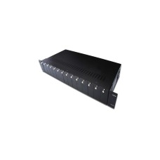 Digitus 14-Slot-Medienkonverter-Chassis, Gehäuse(2 HE)