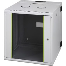 Digitus 20HE Wandgehäuse mit Schwenkrahmen, IT-Schrank(hellgrau, 20 Höheneinheiten)