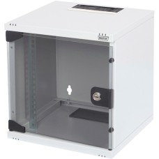Digitus 254-mm-Wandschrank, 6 HE, IT-Schrank(grau, 6 Höheneinheiten)