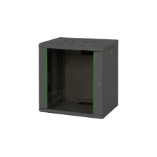 Digitus 483-mm-Wandschrank, 12 HE, IT-Schrank(schwarz, 12 Höheneinheiten)