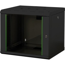 Digitus 483-mm-Wandschrank, 9 HE, IT-Schrank(schwarz, 9 Höheneinheiten)