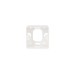 Digitus Aufputzrahmen DN-93803 für Keystone Leerdosen, Einbaurahmen(weiß, 80 x 80mm)