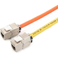 Digitus CAT 6A Keystone Modul, geschirmt, Keystone-Modul(silber, 24 Stück)