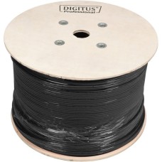 Digitus Cat7 S/FTP Erdverlegekabel, simplex, PE(schwarz, 1.000 Meter Trommel)