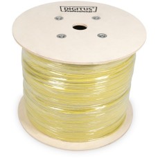 Digitus Cat.7a S/FTP Verlegekabel, duplex, Dca(gelb, 500 Meter Trommel)