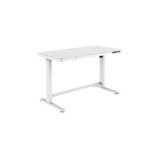 Digitus Elektrisch höhenverstellbarer Schreibtisch mit USB-Ladestation und Schublade DA-90406(weiß)