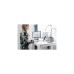 Digitus Elektrisch höhenverstellbarer Schreibtisch mit USB-Ladestation und Schublade DA-90406(weiß)