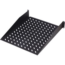 Digitus Fachboden zum Festeinbau in 483 mm (19")-Schränke(schwarz, 2 Höheneinheiten)