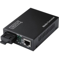 Digitus Fast Ethernet Medienkonverter, RJ-45/SC(schwarz)