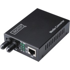 Digitus Gigabit Medienkonverter RJ-45 auf ST-Duplex(schwarz)