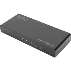 Digitus HDMI Splitter, 1x4, 4K / 60 Hz mit Downscaler(schwarz)