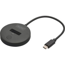 Digitus M.2 NVMe/SATA Docking Station, Dockingstation(schwarz, USB-C, M2 SSD)