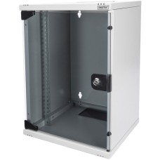 Digitus Professional 254 mm (10") Wandgehäuse - 312x300 mm (BxT), IT-Schrank(grau, 9 Höheneinheiten)