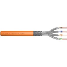 Digitus Professional Cat7 S/FTP Verlegekabel simplex, Dca(orange, 250 Meter Trommel)