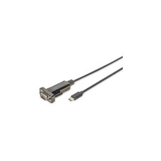 RS232 Stecker(schwarz, 1 Meter)